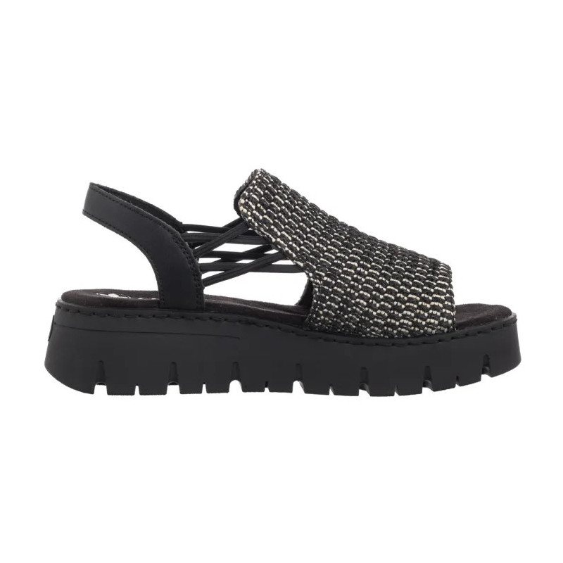 Rieker Czarne V1051-00 Black (RI265-a) shoes