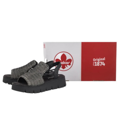 Rieker Czarne V1051-00 Black (RI265-a) shoes