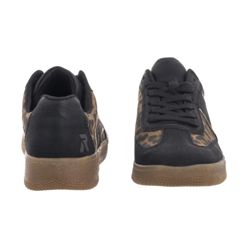 Rieker Czarne/Brązowe M5512-90 Multi (RI266-a) shoes