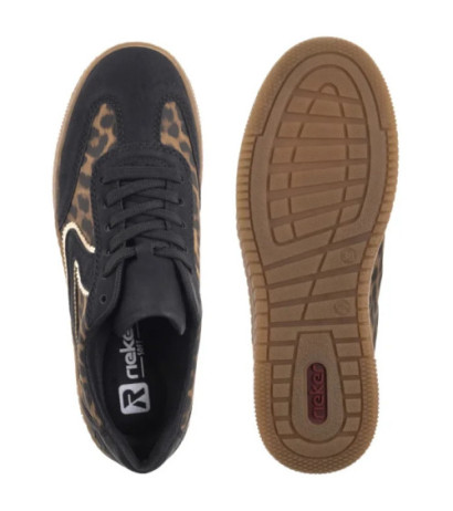 Rieker Czarne/Brązowe M5512-90 Multi (RI266-a) shoes