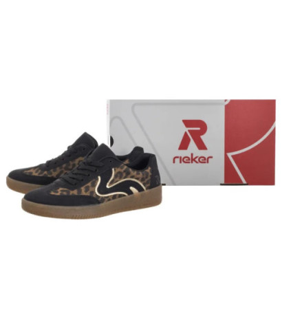 Rieker Czarne/Brązowe M5512-90 Multi (RI266-a) shoes