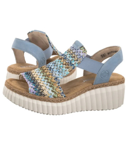 Rieker Niebieskie 69172-91 Multi (RI268-a) shoes