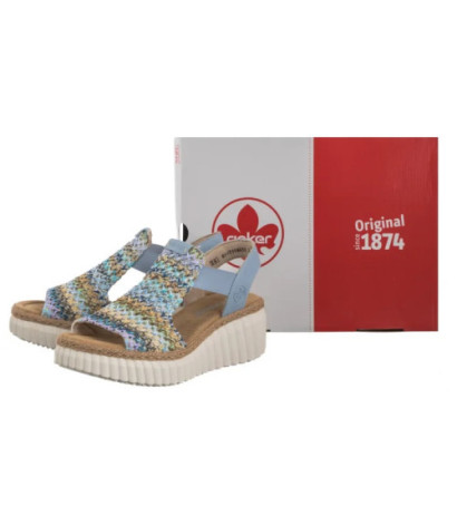Rieker Niebieskie 69172-91 Multi (RI268-a) shoes