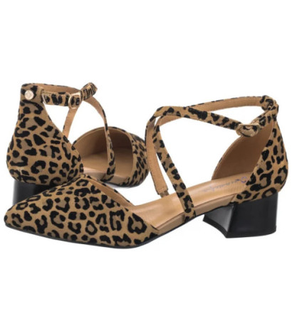 Maciejka Beżowe w Panterkę K6807-43/00-1 (MA1350-a) shoes