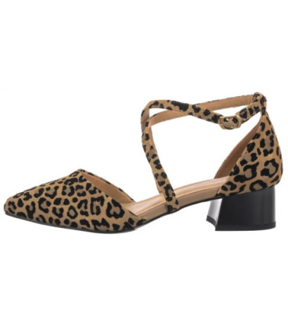 Maciejka Beżowe w Panterkę K6807-43/00-1 (MA1350-a) shoes