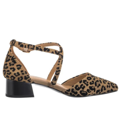 Maciejka Beżowe w Panterkę K6807-43/00-1 (MA1350-a) shoes