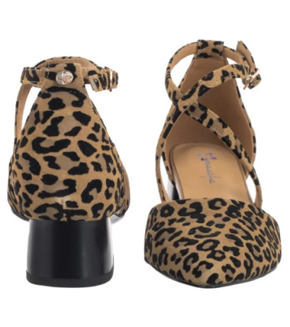 Maciejka Beżowe w Panterkę K6807-43/00-1 (MA1350-a) shoes