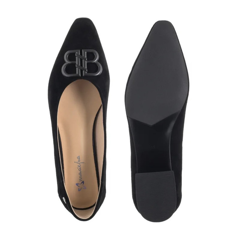 Maciejka Czarne K6806-01/00-1 (MA1345-b) ballerinas