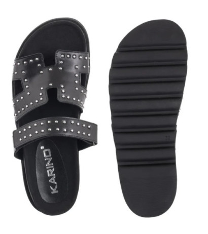 Karino Czarne 5557/076-P (KN22-a) Women's Shoes/Flip Flops