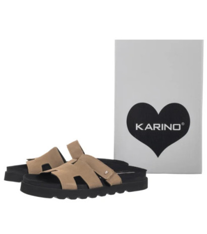 Karino Beżowe 5088/022-P (KN23-a) Women's Shoes/Flip Flops
