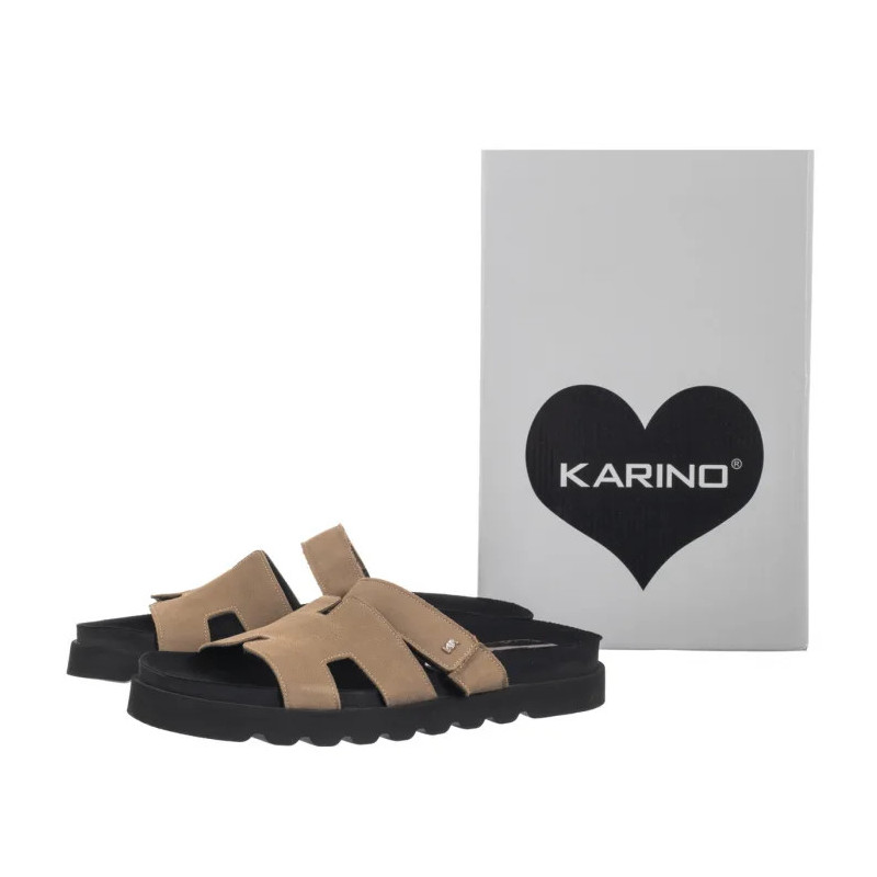 Karino Beżowe 5088/022-P (KN23-a) Women's Shoes/Flip Flops