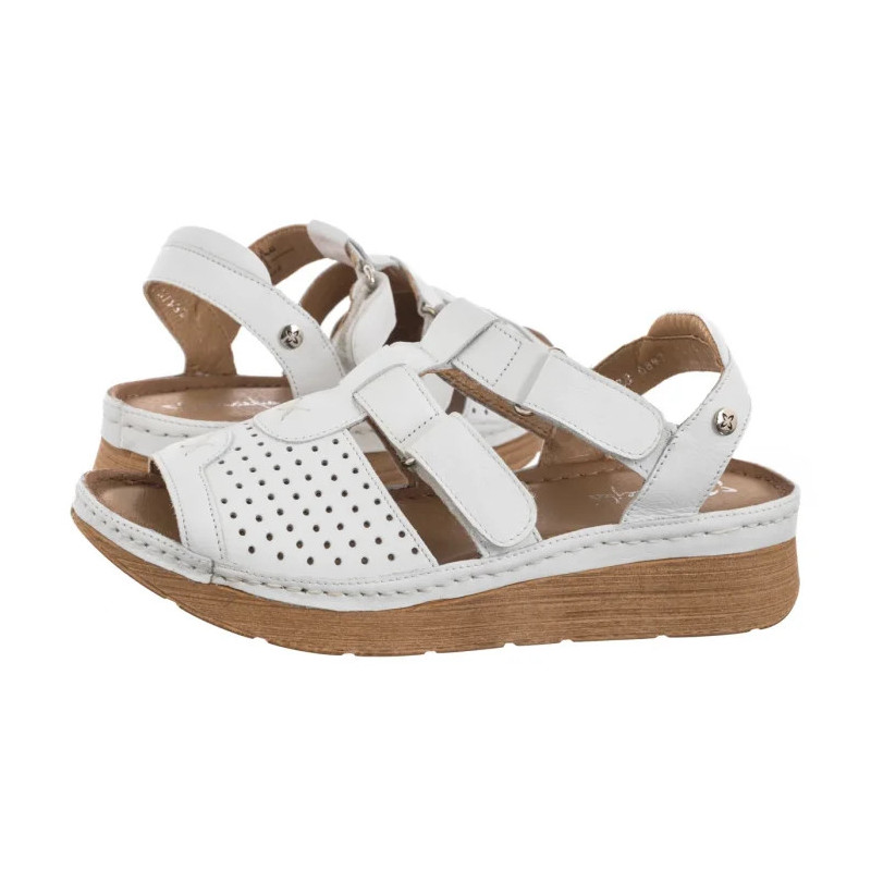 Maciejka Białe L6847-11/00-1 (MA1352-a) sandals