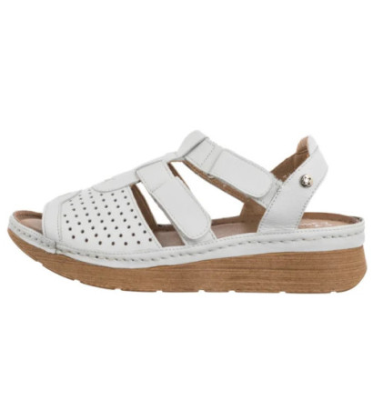 Maciejka Białe L6847-11/00-1 (MA1352-a) sandals