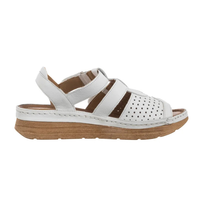 Maciejka Białe L6847-11/00-1 (MA1352-a) sandals