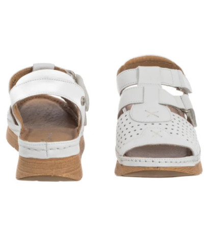 Maciejka Białe L6847-11/00-1 (MA1352-a) sandals