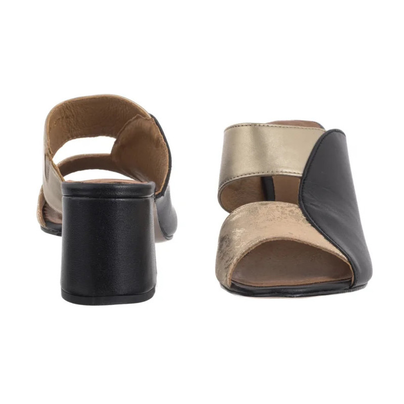 Maciejka Złote/Czarne 06943-22/00-1 (MA1353-a) shoes