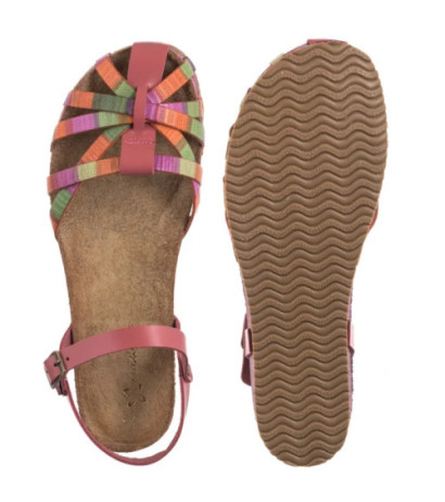 Maciejka Różowe/Multikolor 03074-39/00-0 (MA1354-a) sandals