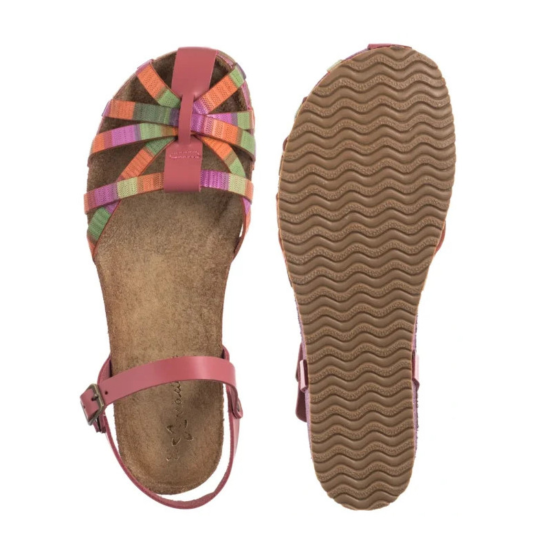 Maciejka Różowe/Multikolor 03074-39/00-0 (MA1354-a) sandals