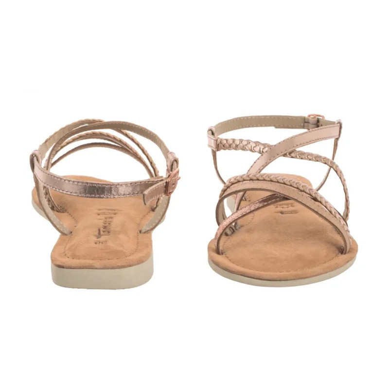 Tamaris Różowe 1-28139-44 952 Rose Metallic (TM545-b) sandals