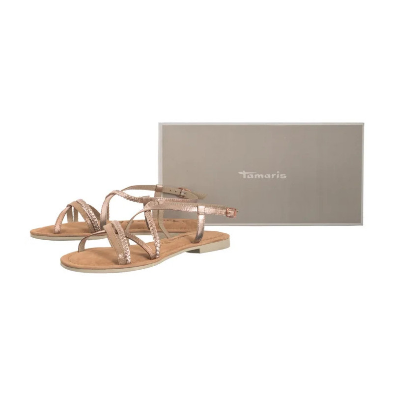 Tamaris Różowe 1-28139-44 952 Rose Metallic (TM545-b) sandals