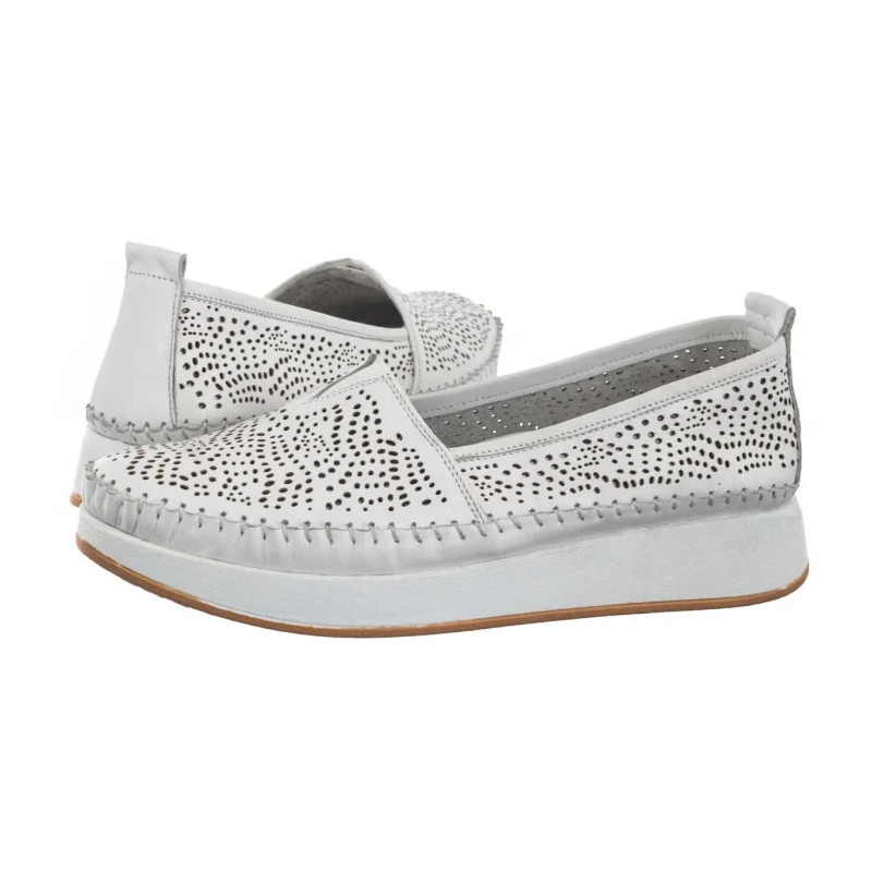 Venezia Białe N019LEWHOBM125 (VE842-a) shoes