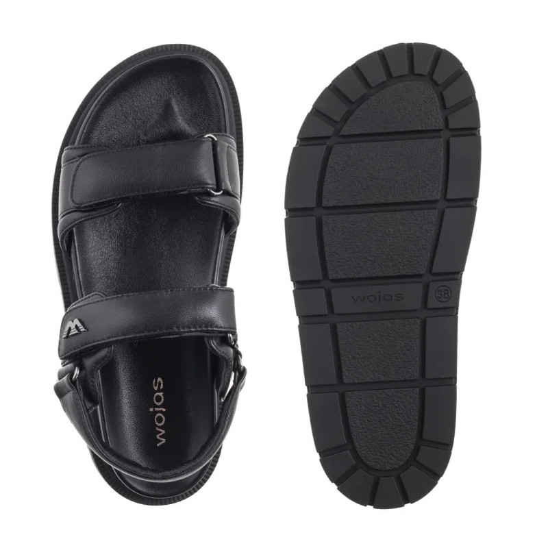 Wojas Czarne 76167-51 (WO281-a) sandals