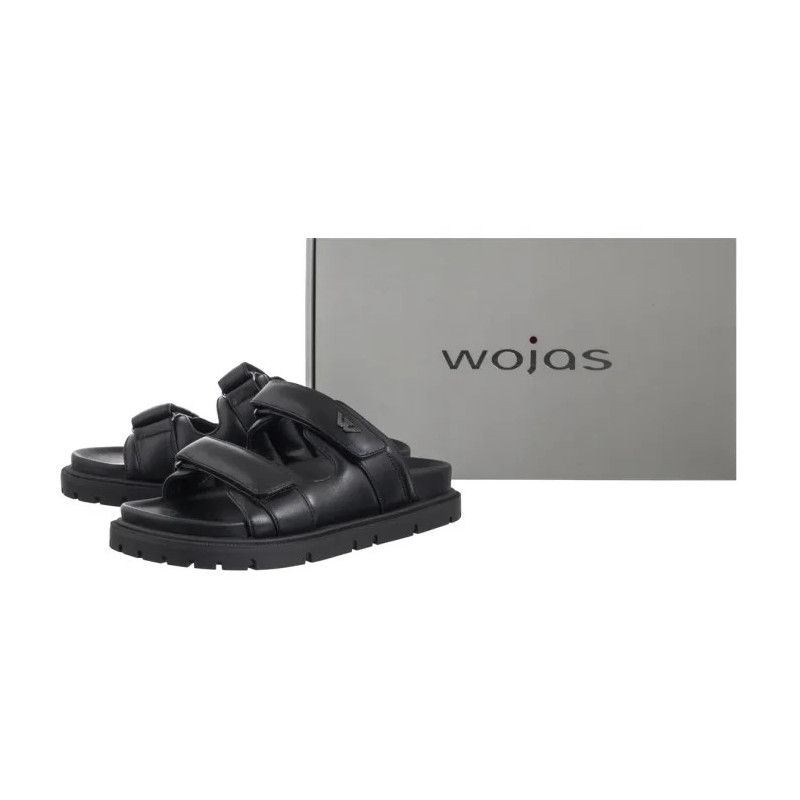Wojas Czarne 74136-51 (WO284-a) Women's Shoes/Flip Flops