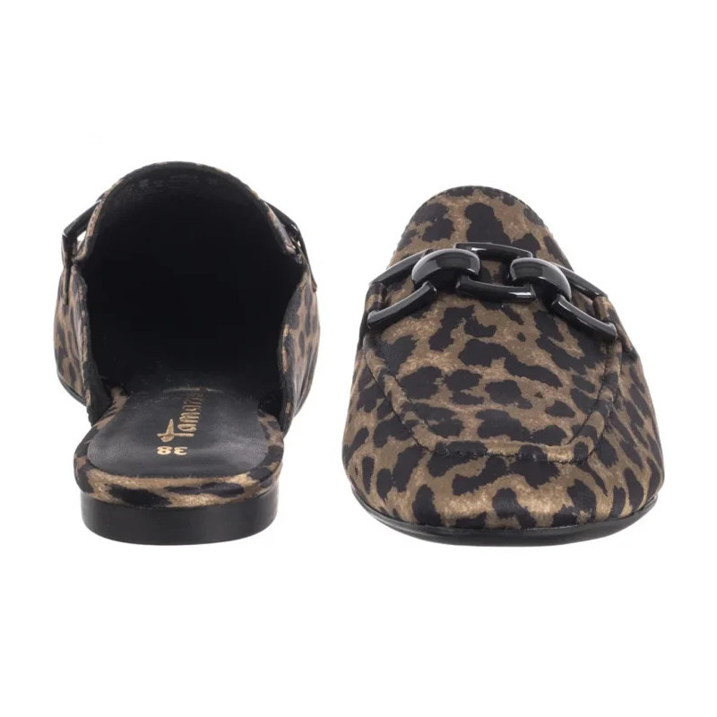 Tamaris Brązowe 1-27303-44 360 Leopard (TM547-a) Women's Shoes/Flip Flops