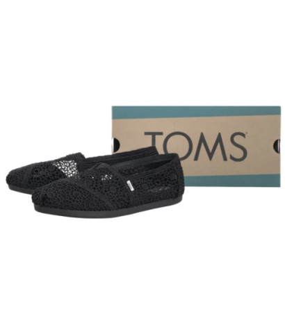 Toms Alpargata Black Moroccan Crochet 10016254 (TS47-a) shoes