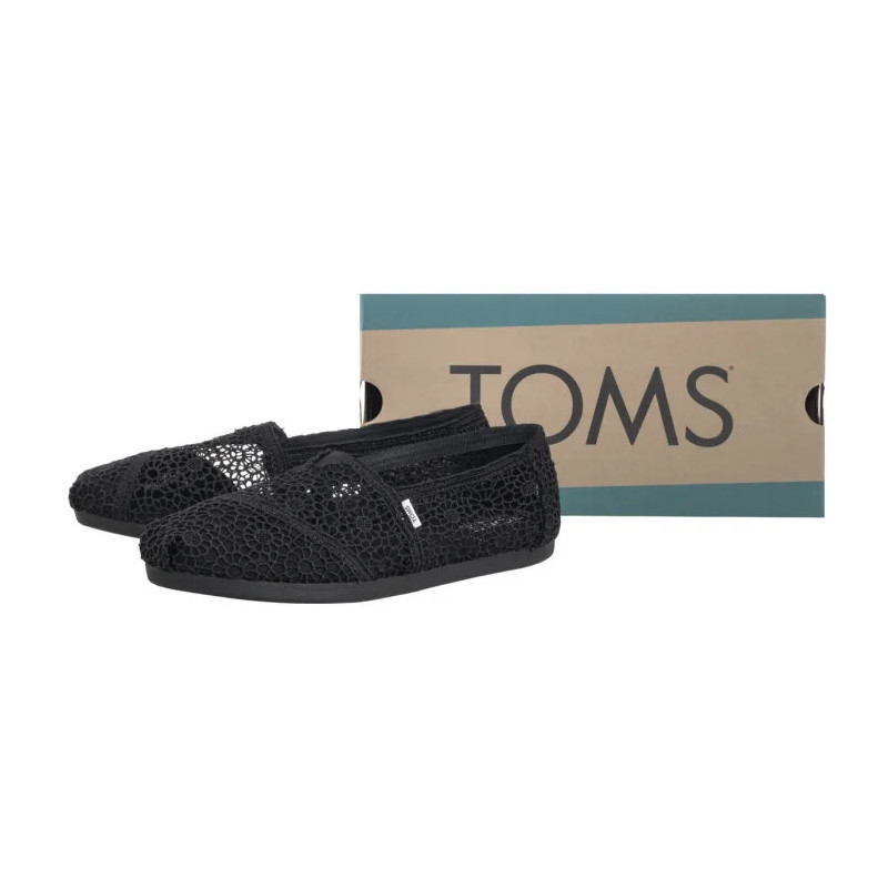 Toms Alpargata Black Moroccan Crochet 10016254 (TS47-a) shoes