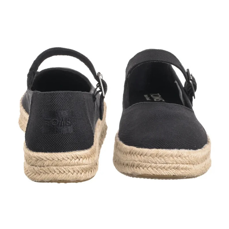 Toms Carolina Mary Jane Black Heavy Canvas 10021878 (TS51-a) shoes