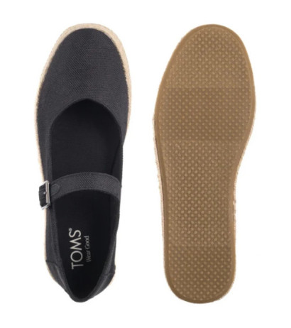 Toms Carolina Mary Jane Black Heavy Canvas 10021878 (TS51-a) shoes