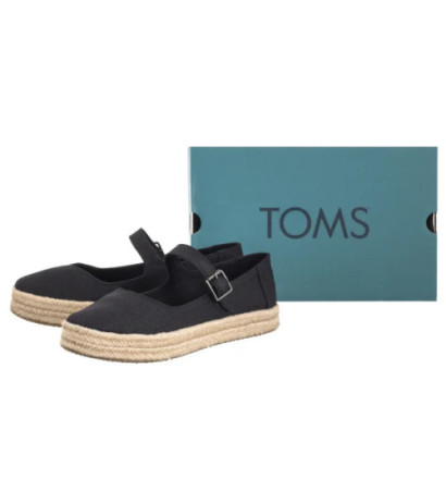 Toms Carolina Mary Jane Black Heavy Canvas 10021878 (TS51-a) shoes