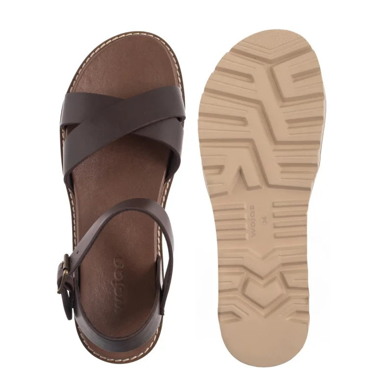 Wojas Brązowe 76196-52 (WO283-b) sandals
