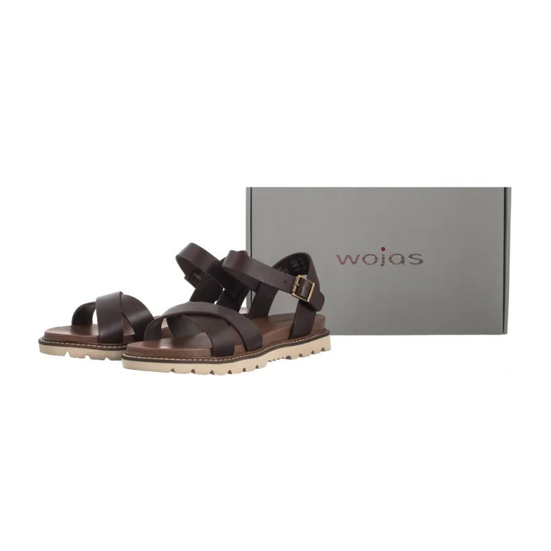 Wojas Brązowe 76196-52 (WO283-b) sandals