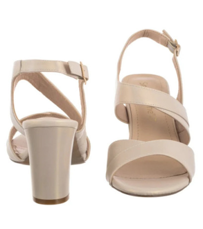 Sergio Leone Beżowe SK 866 (SL571-a) shoes