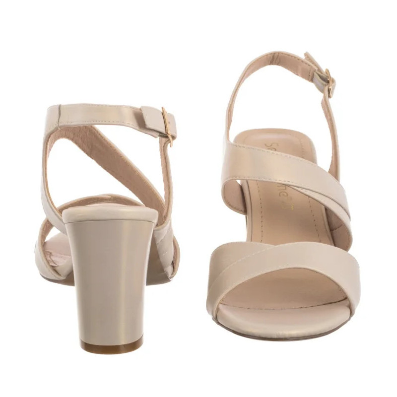 Sergio Leone Beżowe SK 866 (SL571-a) shoes