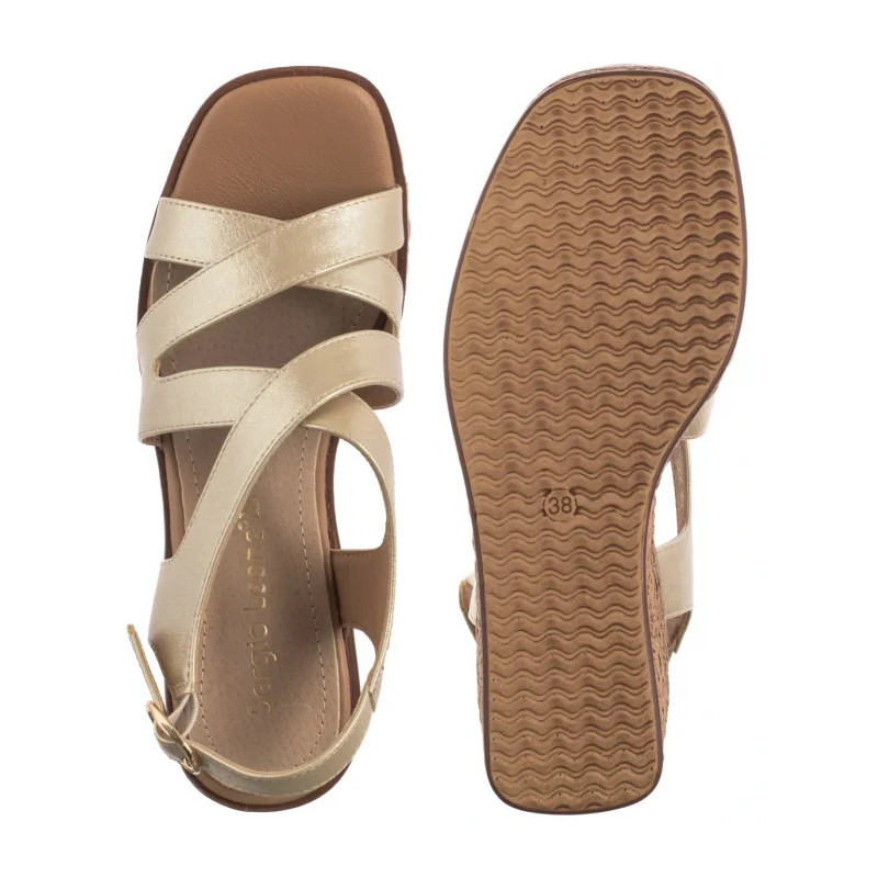 Sergio Leone Złote SK 223 (SL573-a) shoes