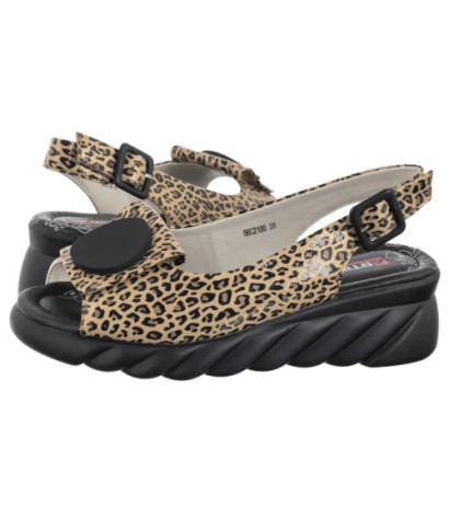 Artiker Beżowe w Panterkę 56C2186 (AR165-a) shoes