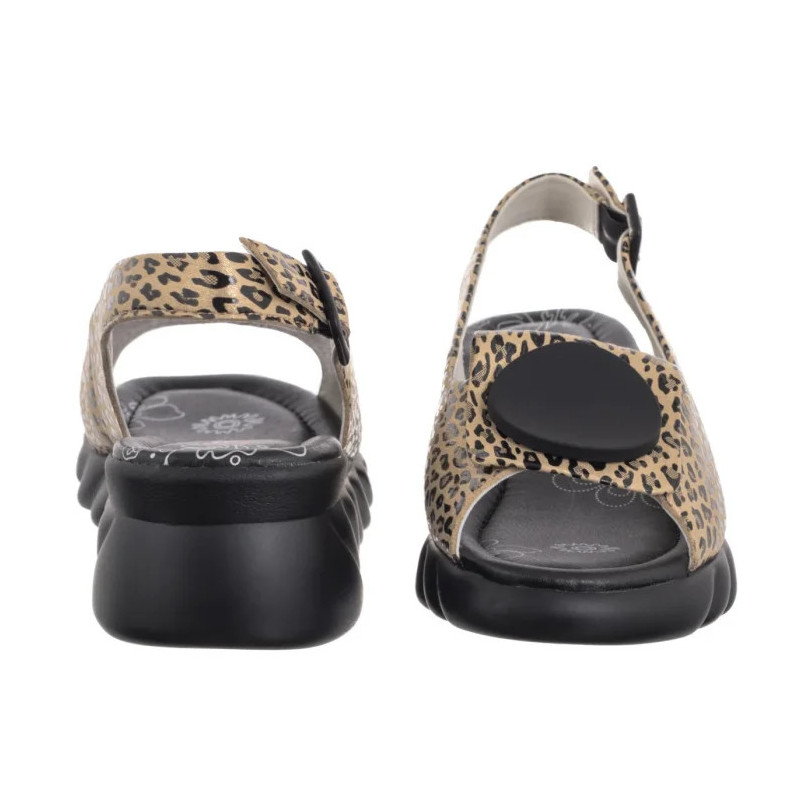 Artiker Beżowe w Panterkę 56C2186 (AR165-a) shoes