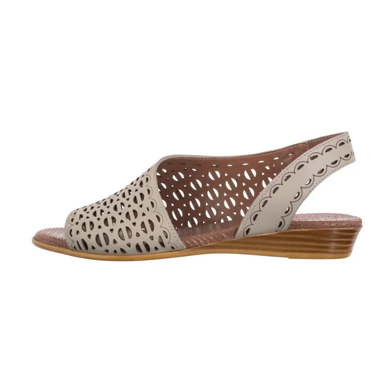 Artiker Beżowe 56C2550 (AR167-a) sandals