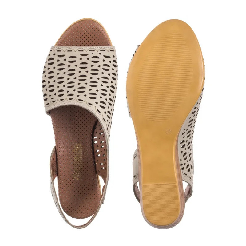 Artiker Beżowe 56C2550 (AR167-a) sandals