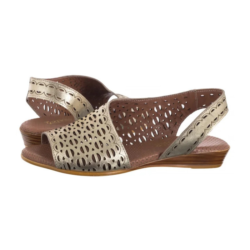 Artiker Złote 56C2551 (AR167-b) sandals