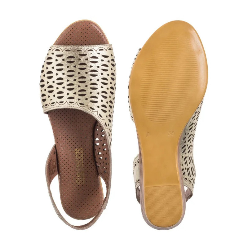 Artiker Złote 56C2551 (AR167-b) sandals