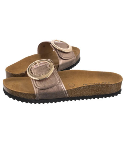 Caprice Złote 9-27401-44 341 Taupe Metallic (CP443-a) Women's Shoes/Flip Flops