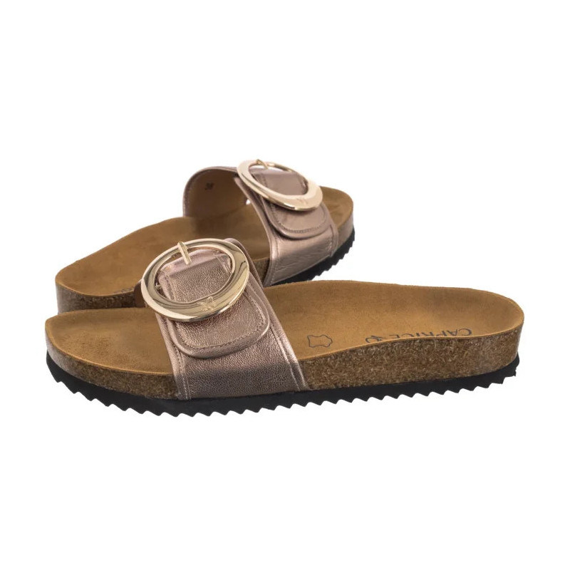 Caprice Złote 9-27401-44 341 Taupe Metallic (CP443-a) Women's Shoes/Flip Flops
