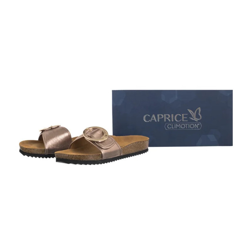 Caprice Złote 9-27401-44 341 Taupe Metallic (CP443-a) Women's Shoes/Flip Flops