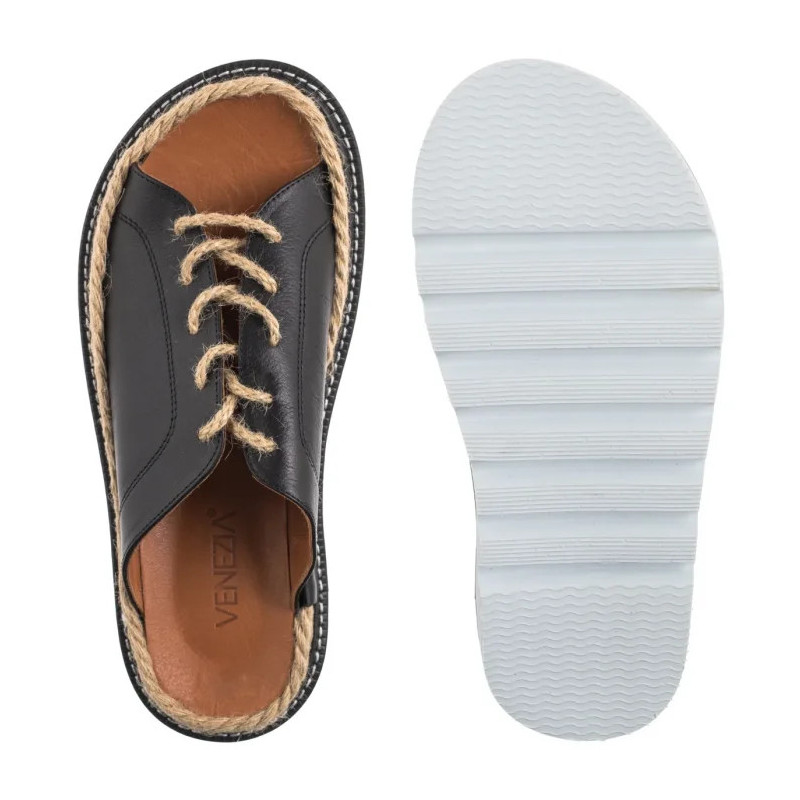 Venezia Czarne L102LEBLOBK034 (VE844-a) Women's Shoes/Flip Flops