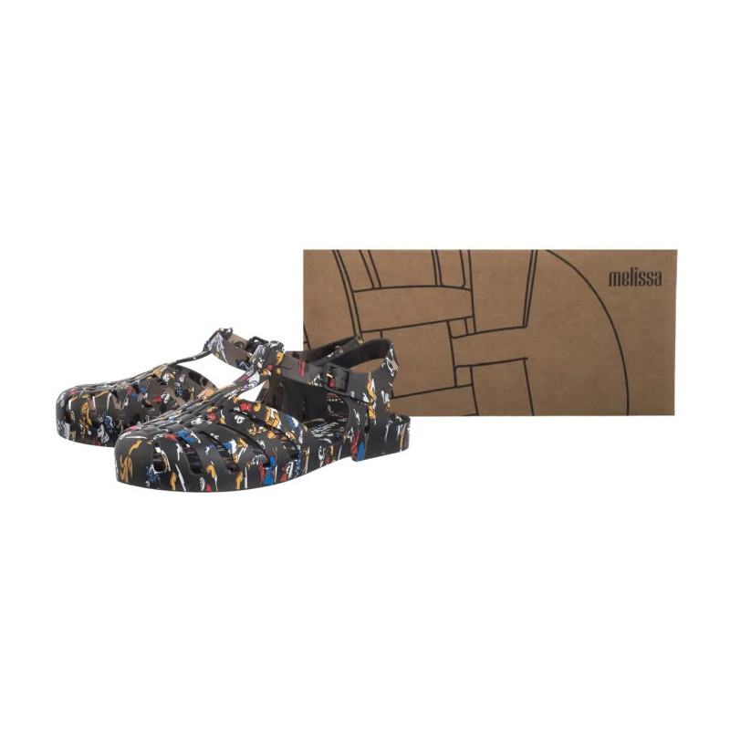 Melissa Possession Print+Mic 33443/54089 Black/Multicolor (ML363-a) sandals