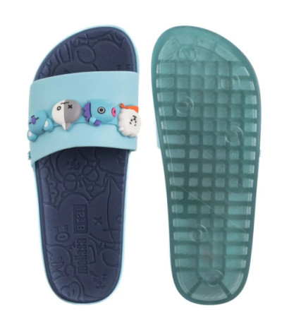 Melissa Beach Slide Next Gen 33398/53941 Blue (ML367-a) Women's Shoes/Flip Flops